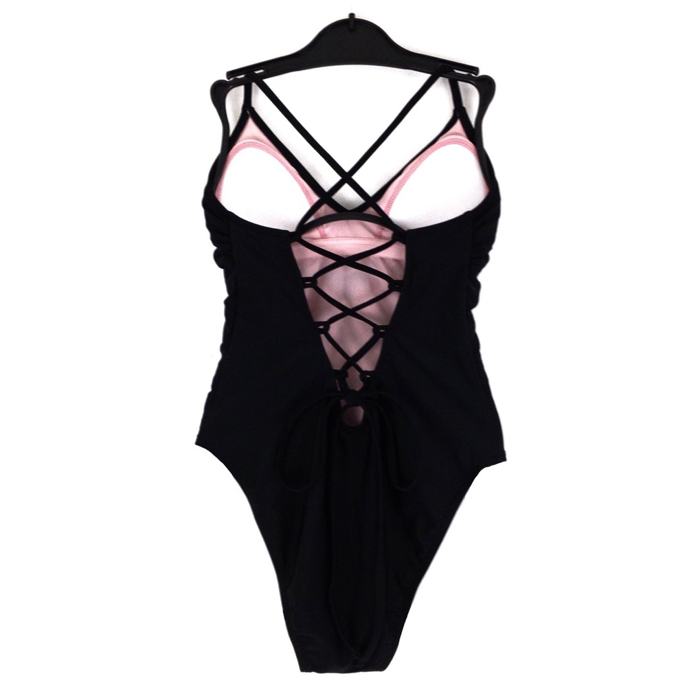 Xhilaration • Black Embroidered Swimsuit (NWOT) - Picture 6 of 8